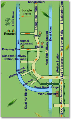 River Kwai Resotel Hotel Kanchanaburi