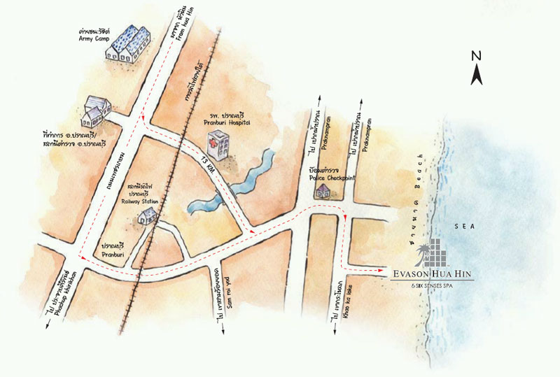 Evason Hua Hin and Six Senses Spa Hotel Pranburi