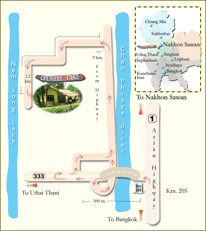 Country Lake Nature Lodge Hotel Nakhon Sawan