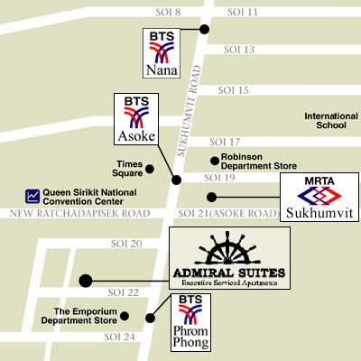 Admiral Suites Executive Serviced Apartments Hotel Bangkok